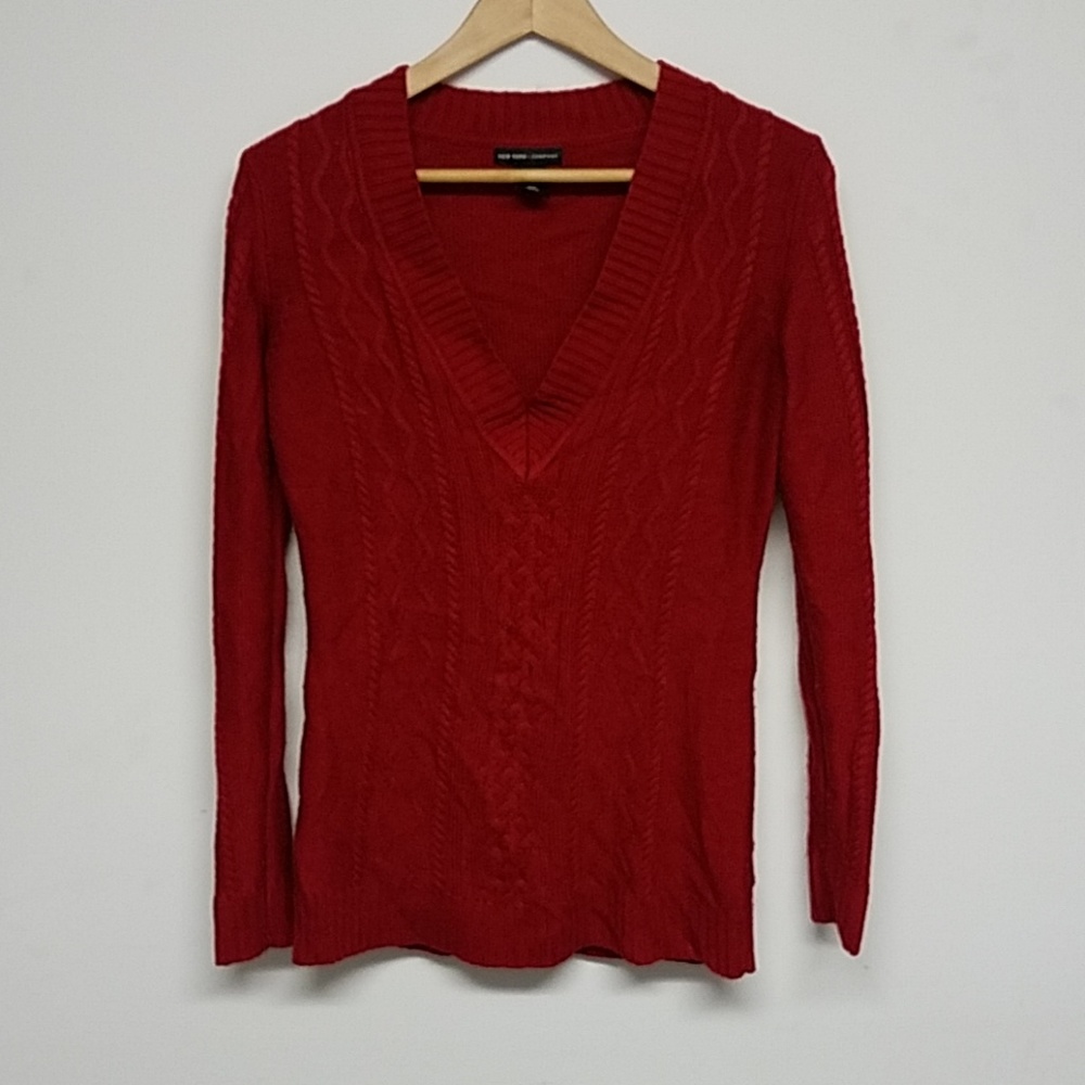4/$20 Long XS Red Sweater
